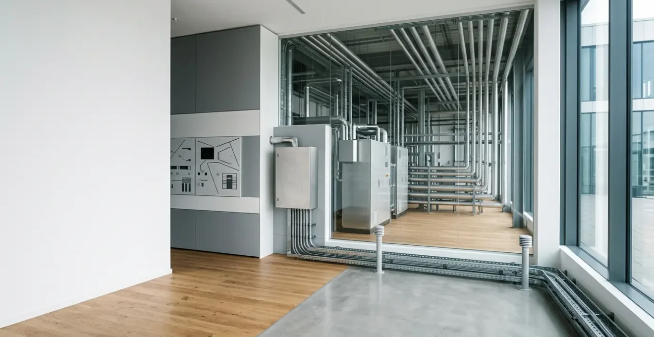 Système de gestion technique du bâtiment moderne avec supervision centralisée des équipements