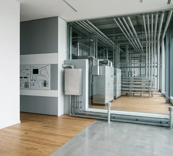 Système de gestion technique du bâtiment moderne avec supervision centralisée des équipements