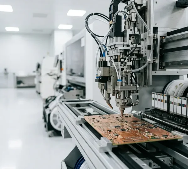 Machine automatisée de placement de composants montés en surface avec précision microscopique